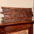 Wall Reclaimed Wood Art Decor, modern large Rustic Mix Media, Sculpture Geometric Abstract County Cabin 3d Mosaic Farmhouse Coastal Wall Art