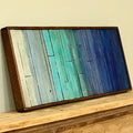 Wall Reclaimed Wood Art Decor, modern large Rustic Mix Media, Sculpture Geometric Abstract County Cabin 3d Mosaic Farmhouse Coastal Wall Art