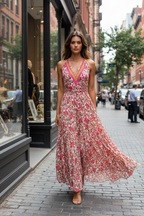 Ethnic, Gypsy, Hippie, Festival, Ruffle dress, detail view from Ariel La Boutique