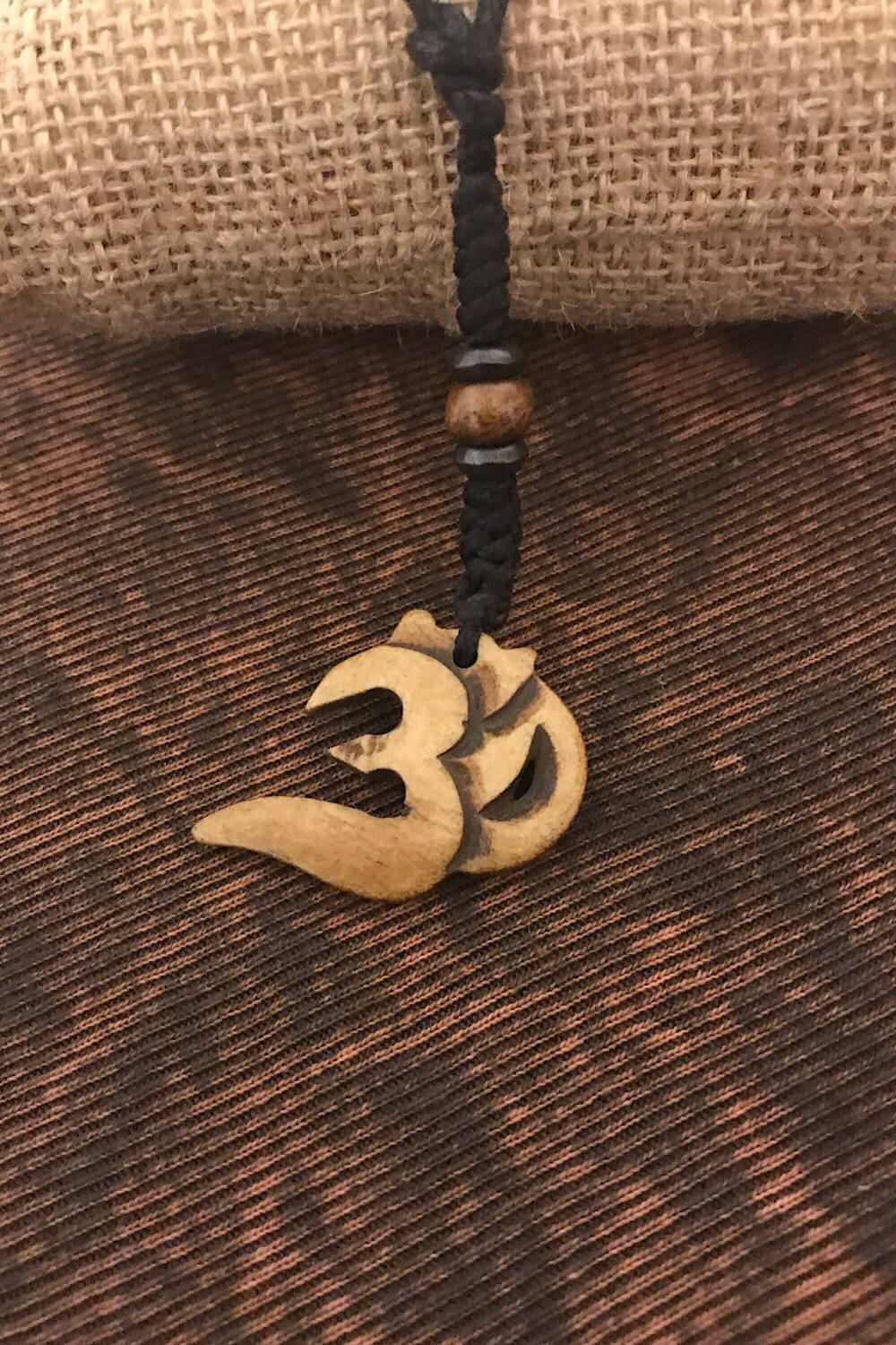 Carved Bone Pendant Necklace/ Chakra Necklace/ BoHo Bone Necklace/ Om Pendant/ Festival Jewelry/ Bone Pendant/ Spiritual Jewelry Gifts
