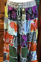 Boho long Skirt, Patchwork Long Maxi Skirt, Bohemian Boho Chic Festival Skirt, Ethnic Hippie Summer One Size Feminine Long Skirt, Boho SkIrt