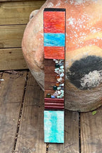 Wall totem Art, Totem Art, Reclaimed Wood Wall modern totem Rustic Mix Media, Sculpture Geometric Abstract County Cabin Farmhouse Beach Art