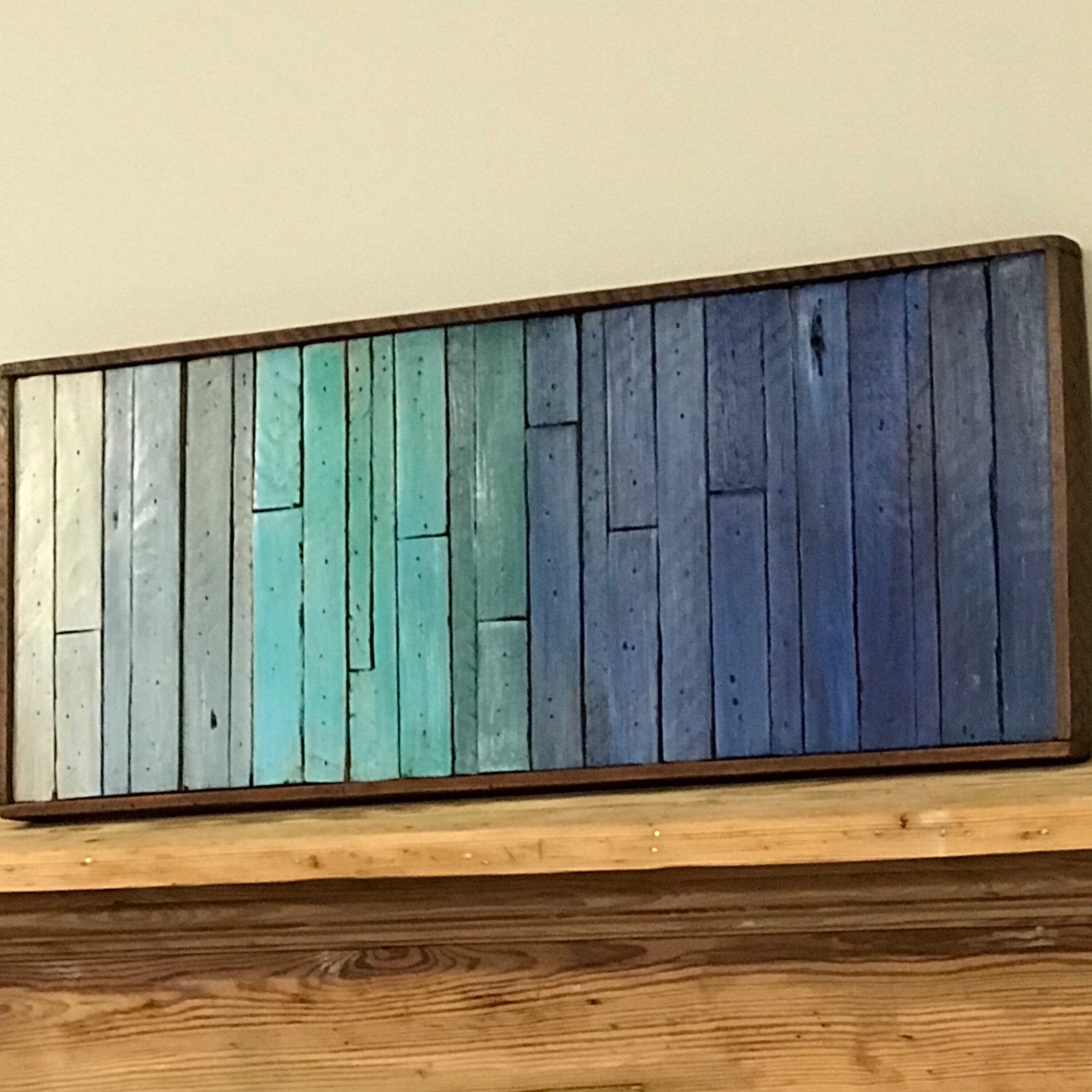 Wall Reclaimed Wood Art Decor, modern large Rustic Mix Media, Sculpture Geometric Abstract County Cabin 3d Mosaic Farmhouse Coastal Wall Art
