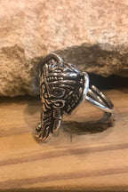 Elephant ring, Gift for her/Him Adjustable ring, Gold brass/Silver ring, Trendy jewelry, Festival Jewelry, Boho, Gypsi, Spiritual Ring