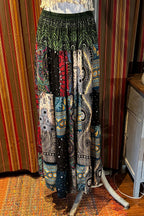 Boho long Skirt, Patchwork Long Maxi Skirt, Bohemian Boho Chic Festival Skirt, Ethnic Hippie Summer One Size Feminine Long Skirt, Boho SkIrt