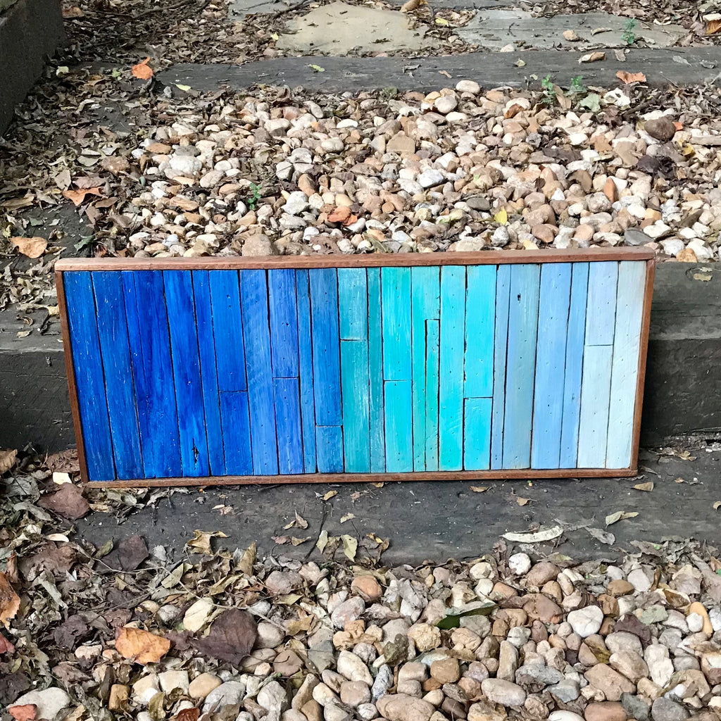 Wall Reclaimed Wood Art Decor, modern large Rustic Mix Media, Sculpture Geometric Abstract County Cabin 3d Mosaic Farmhouse Coastal Wall Art