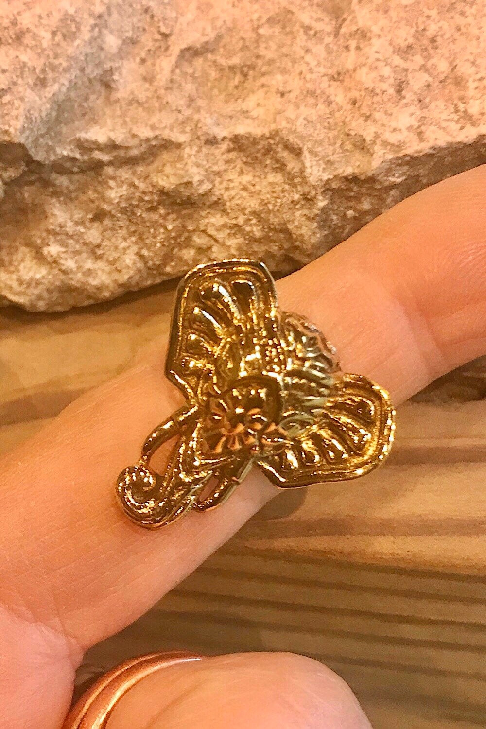 Elephant ring, Gift for her/Him Adjustable ring, Gold brass/Silver ring, Trendy jewelry, Festival Jewelry, Boho, Gypsi, Spiritual Ring