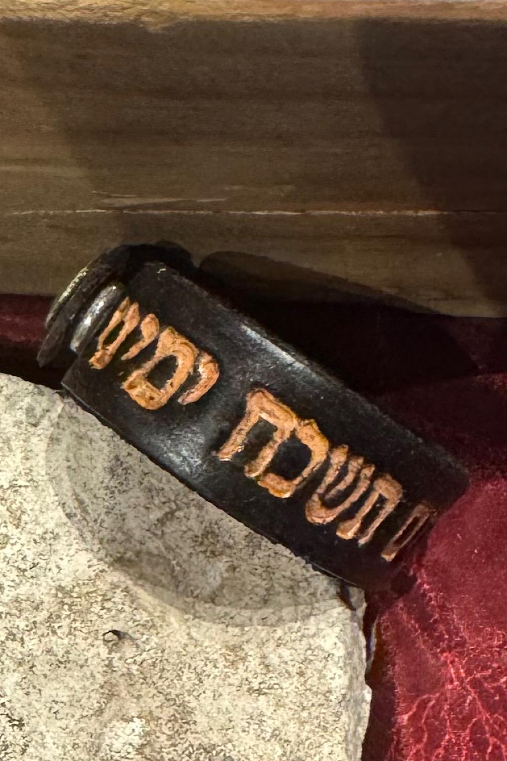 Leather Hebrew Bracelet, Kabbalah  If I forget you, Jerusalem I forget my right hand, Support Israel Jewish Bracelet,Spiritual Prayer