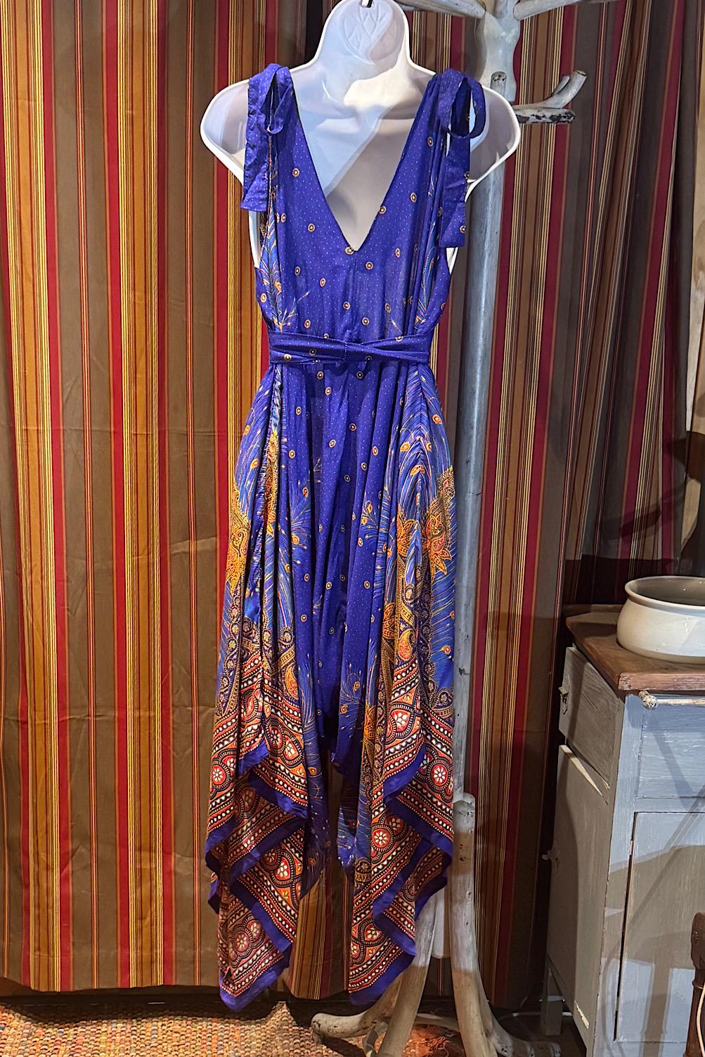 Boho Rayon Jumpsuit: Harem Yoga Festival Pants