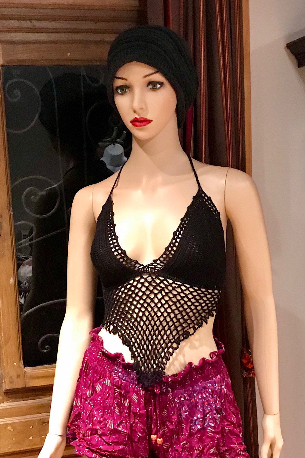 Crochet Bralette Top, Crochet Halter Top, Festival Crop Top, Festival Hippie Bralette, Boho Crop Top, Summer Beach Crochet Top, Festival Top
