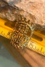 Hamsa ring, Gift for her/Him, Gold ring, Adjustable ring, brass  ring, Festival Jewelry, Boho, Gypsi, Good luck ring, Spiritual Ring