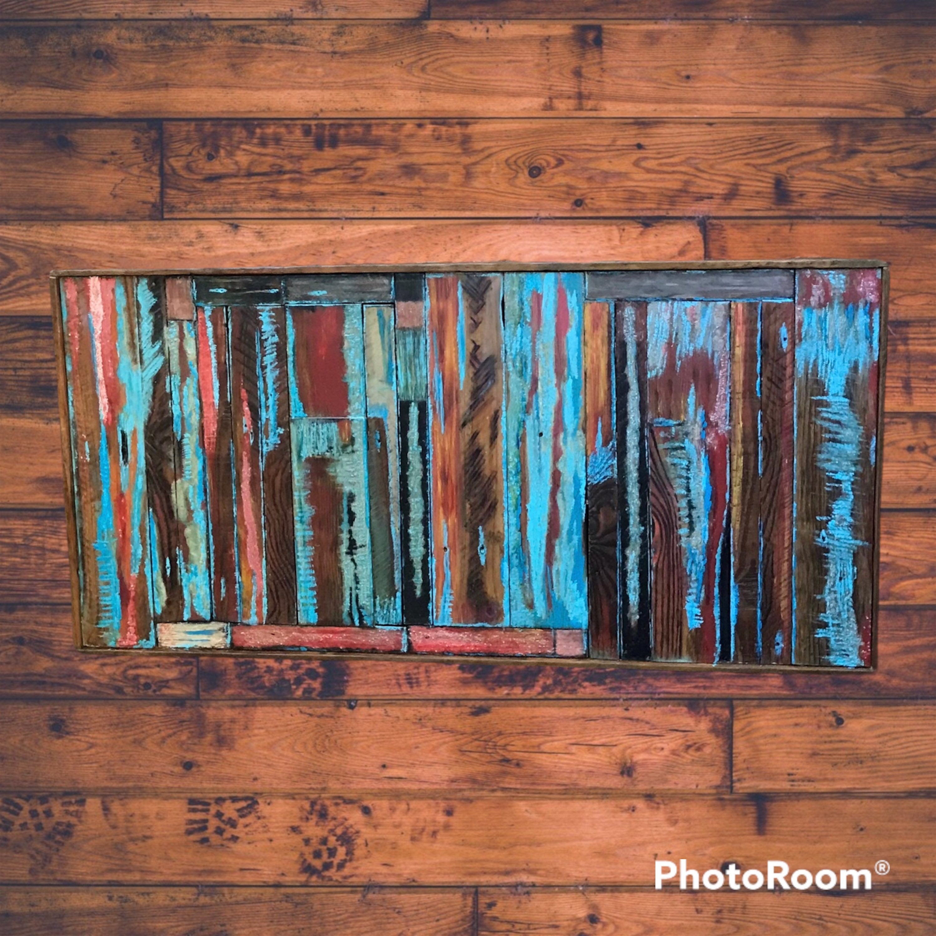 Wall Reclaimed Wood Art Decor, modern Rustic large Mix Media, Sculpture Geometric Abstract County Cabin 3d Mosaic Farmhouse Coastal Wall Art