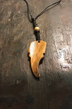 Carved Bone Pendant Necklace/ Chakra Necklace/ BoHo Bone Necklace/ Ganesh Pendant/ Festival Jewelry/ Bone Pendant/ Spiritual Jewelry Gifts