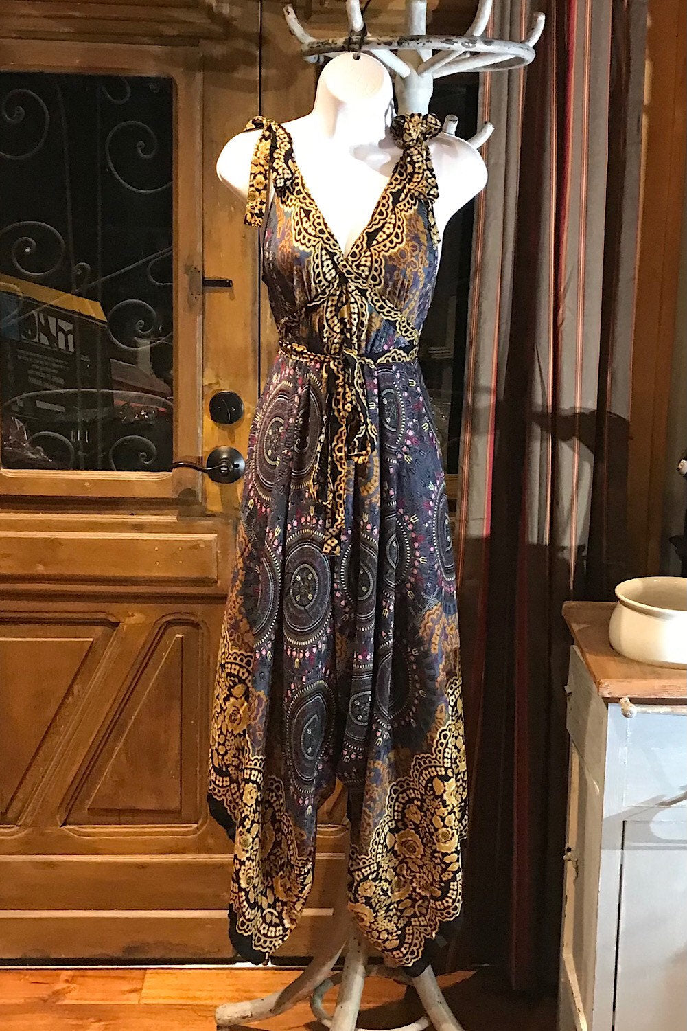 Boho Jumpsuit, Bohemian Clothing, Boho jumpsuit Harem Pants, Loose Yoga Festival Pants, Wide Leg Women Festival Pants, Hippie Summer Romper