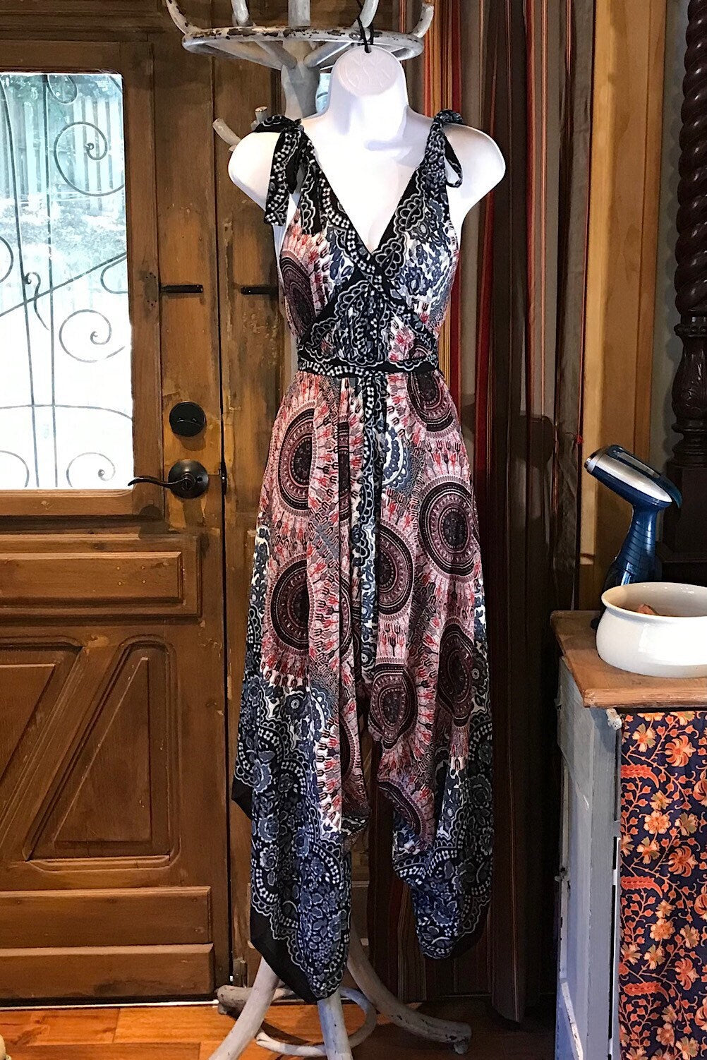Boho Jumpsuit, Bohemian Clothing, Boho jumpsuit Harem Pants, Loose Yoga Festival Pants, Wide Leg Women Festival Pants, Hippie Summer Romper