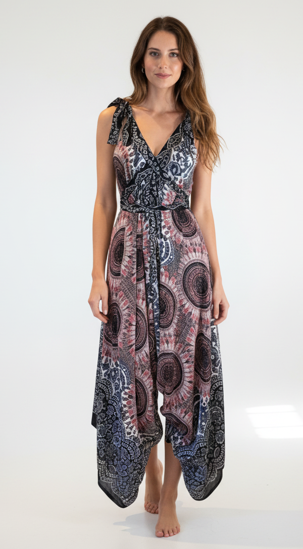 Hippie, Festival, Om, Bohemian, Boho dress, additional view 6 from Ariel La Boutique