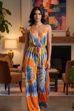 Tie Dye, Hippie, Festival, Om, Bohemian pants, lifestyle view from Ariel La Boutique