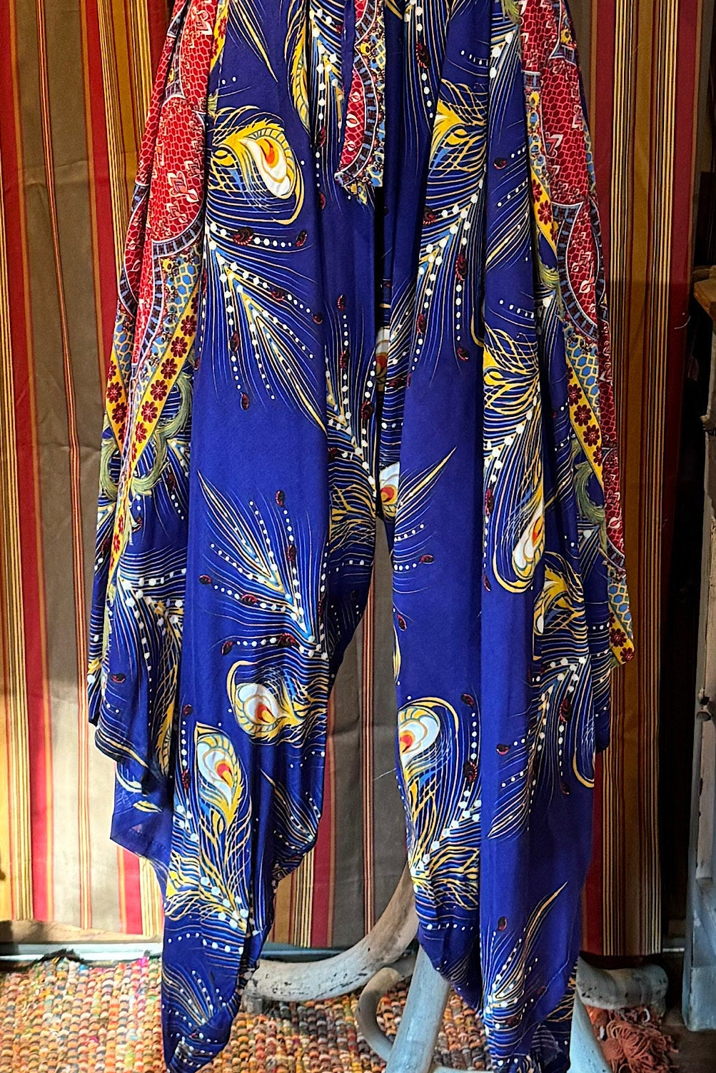 Boho Jumpsuit, Bohemian Clothing, Boho jumpsuit Harem Pants, Loose Yoga Festival Pants, Wide Leg Women Festival Pants, Hippie Summer Romper