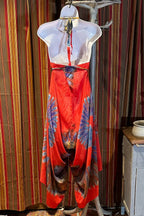 Boho Tie Dye Jumpsuit, Bohemian Clothing, Boho jumpsuit Harem Pants, Loose Yoga Festival Pants, Wide Leg Women Festival Pants, Hippie Pants