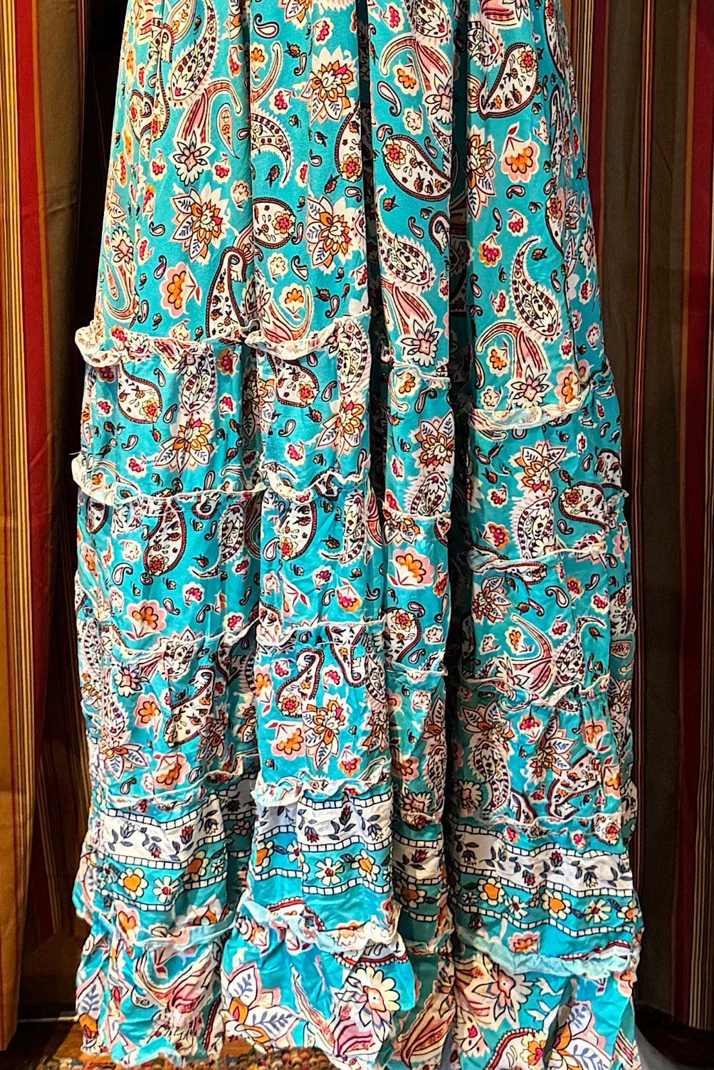 Boho Long Ruffle Dress, Hippie Dress, Open back Dress, Bohemian Festival Ethnic Dress, Boho Dress, Beach Halter Ruffle Boho Gypsy Dress
