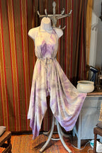 Boho Tie Dye Jumpsuit, Bohemian Clothing, Boho jumpsuit Harem Pants, Loose Yoga Festival Pants, Wide Leg Women Festival Pants, Hippie Pants