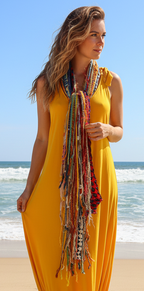 Vintage, Silk, Hippie, Festival, Fringe ring, additional view 1 from Ariel La Boutique