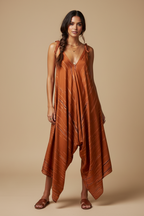 Boho Tie Dye Jumpsuit, Bohemian Clothing, Boho jumpsuit Harem Pants, Loose Yoga  Festival Pants, Wide Leg Women Festival Pants, Hippie Pants