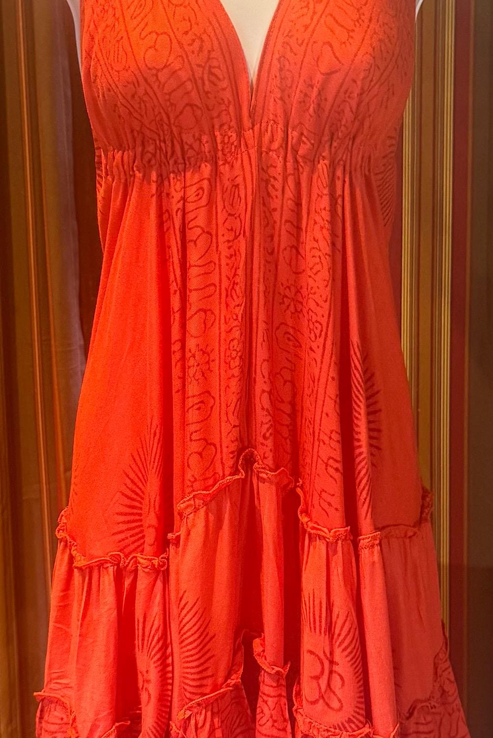Boho Short Ruffle Dress, Hippie Dress, Open back Dress, Bohemian Festival Ethnic Dress, Boho Dress, Beach Halter Ruffle Boho Gypsy Dress