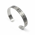 Stainless SteelStar Of David Cuf Bracelet, Support Israel Kabbalah Magen David Jewish Cuf Bracelet, Spiritual Jewish Cuf